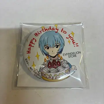 EVANGELION STORE 생일 선물 캔뱃지 아야나미 레이