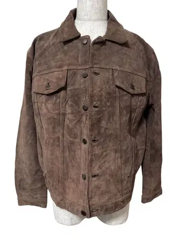 Wyoming 스웨이드 가죽 자켓 브라운 LL 사이즈