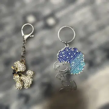 스누피 토이 푸들 키링