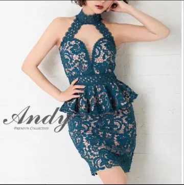 Andy 다크 틸 레이스 드레스