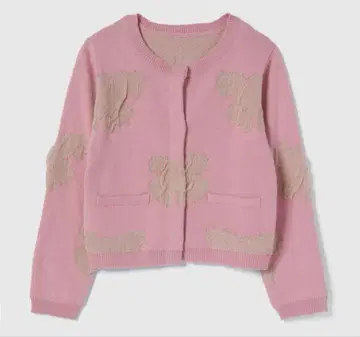 Searoomlyn 빈티지 플라워 플로키 니트 가디건