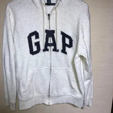 GAP 풀 집업 후드티 XS 화이트
