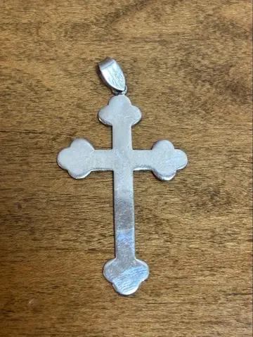 빈티지 펜던트 탑 크로스 모티브 실버 925