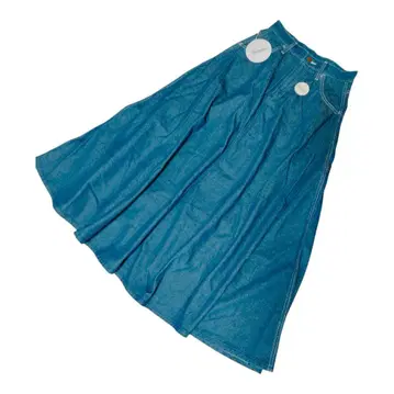 [새상품] 랭글러 카펜터 데님 플레어 스커트 S