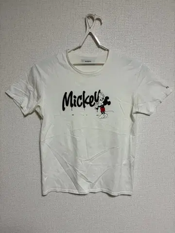 FIDES x Disney 콜라보 미키마우스 T셔츠 L사이즈 일본제