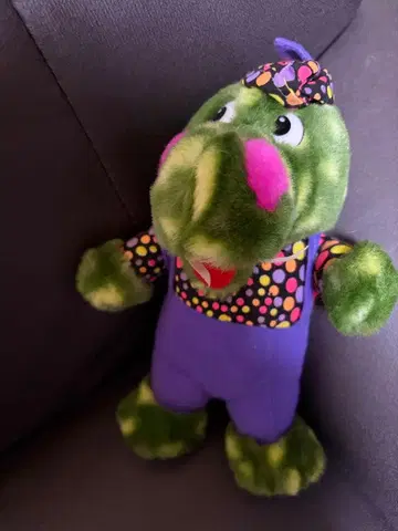 쇼와 레트로 빈티지 악어 공룡 동물 봉제 인형