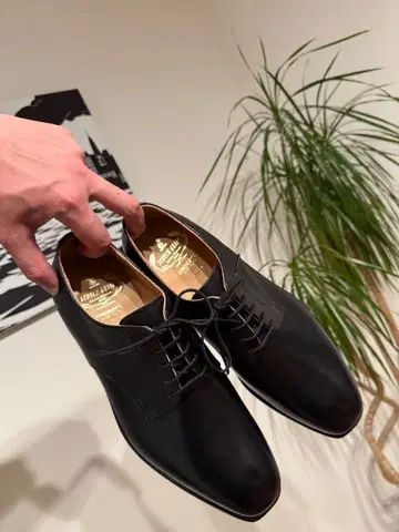 스코치 그레인 히도 코트 블랙