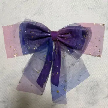 홍콩 디즈니 20주년 리본 머리핀