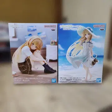 BANDAI 옆집 천사님 시이나 마히루 피규어 2종