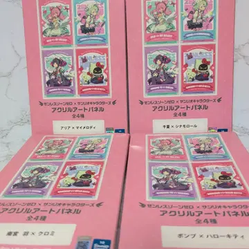 젠레스 존 제로 젠제로 산리오 아크릴 아트 패널 GIGO 전 4종