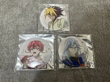 유희왕 ZEXAL 콜라보 카페본점 토론 형제 캔뱃지