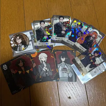 림바스 컴퍼니 마네키네코 콜라보 굿즈 카드 캔뱃지 묶음 판매