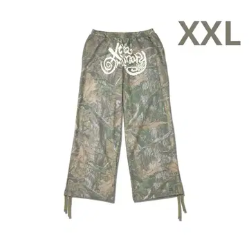XG Products4/ 오버사이즈 카모 스웻 팬츠