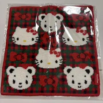 패밀리아 키티 손수건 빨간색