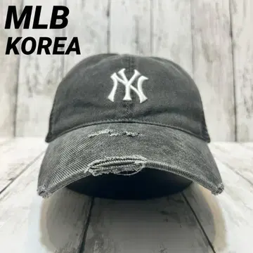 MLB KOREA 뉴욕 양키스 데미지 워시 캡