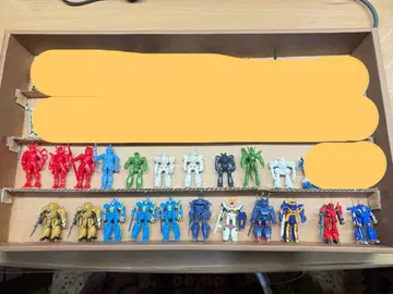옛날 식품 완구: 패트레이버, 드라그너, 사무라이 트루퍼 21체