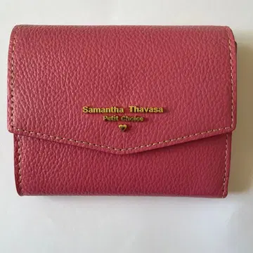Samantha Thavasa 3단 폴더형 지갑 핑크