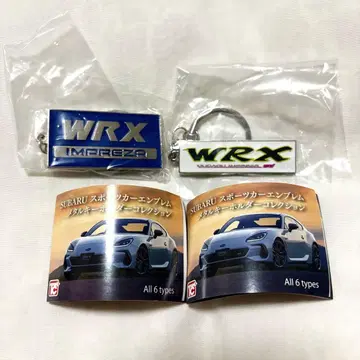 SUBARU 스포츠카 엠블럼 메탈 키링 컬렉션 WRX