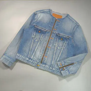 아스클리어 별주 INSCRIRE 노카라 데님 라이더 자켓 42