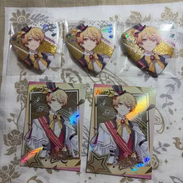 프로세카 피자헛 중국 한정 텐마 츠카사 피크형 캔뱃지 콜라보 5점