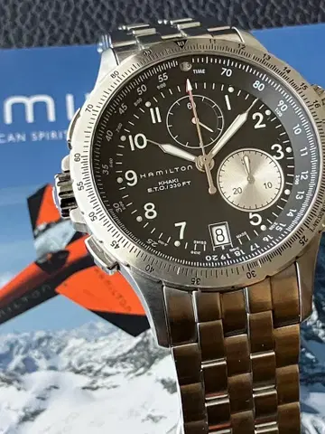 [깨끗함] 해밀턴 손목시계 카키 애비에이션 ETO