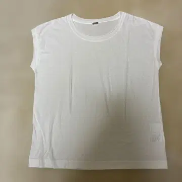 MARGARET HOWELL 화이트 슬리브리스 T셔츠 M