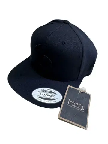 beauty:beast EMBROIDERY b CAP (BLACK)
