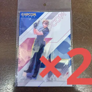 캡콤 스토어 미타 치세 아크릴 스탠드 레온 바이오하자드 2개 세트