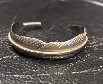 심퍼시 오브 서울 실버 925 깃털 디자인 뱅글 페더