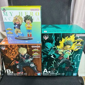 히로아카 미도리야 이즈쿠 바쿠고 카츠키 제일복권 세트