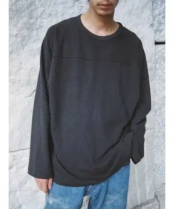 2023AW 새상품 LIDNM LINEN FOOTBALL L/S TEE
