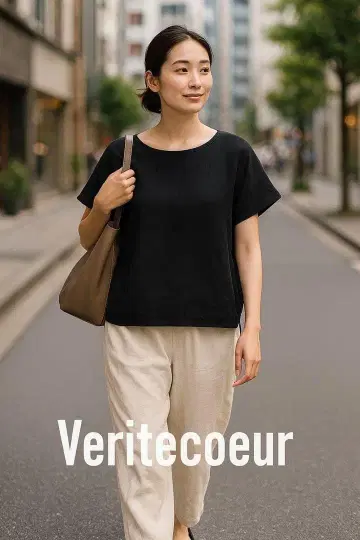 베리떼꾸르 심플 린넨 상의