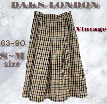 DAKS LONDON 닥스 하우스 체크 플리츠 스커트