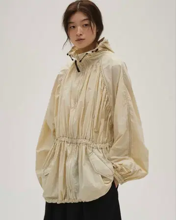 todayful Nylon Gather Blouson 사이즈 38 에크루