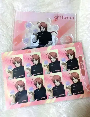 카무이 아크릴 스탠드 씰 비눗방울 은혼 요시와라 대염상 2종 세트