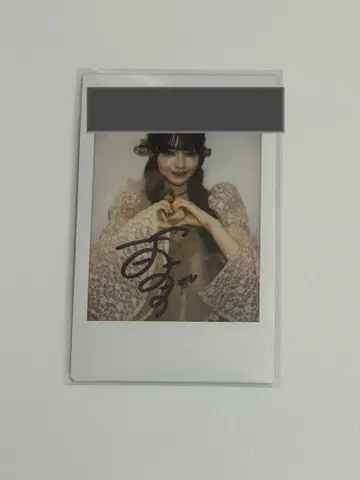 진제이 스즈카 친필 사인 폴라로이드