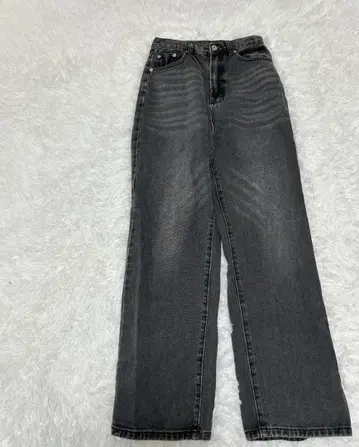 rps M 데님 팬츠 케미컬 워시 하이웨스트 턱 슬림 레그