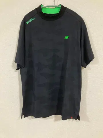 새상품급 New Balance 카모플라주 모크넥 블랙 골프