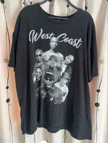 웨스트 코스트 그래픽 티셔츠 웨스트 사이드