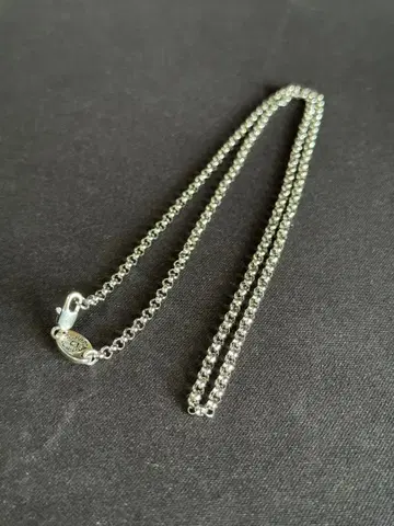 [ 미사용 새상품 ] 실버925 체인 목걸이 50cm 60cm 롤