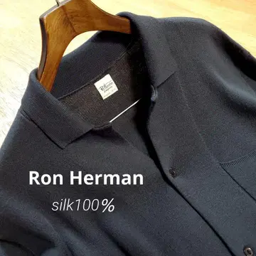 [레어!] Ron Herman silk100 오픈 셔츠