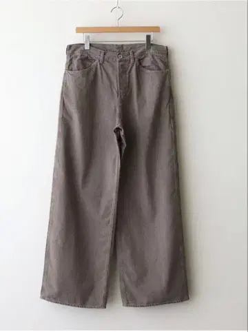 marka 와이드 페인터 팬츠 브라운