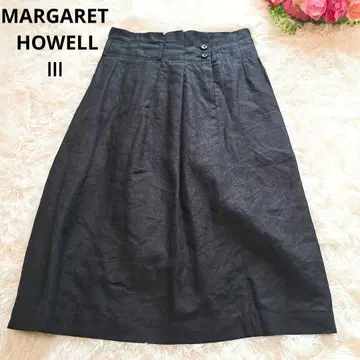 마가렛호웰 린넨 100% 플레어 스커트 빅 사이즈