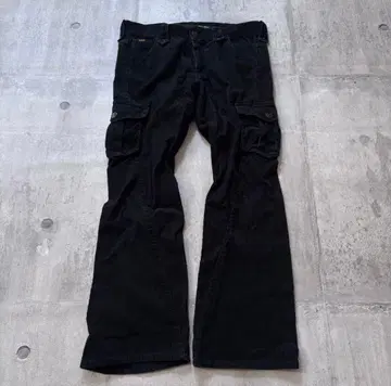 00s archive Lee corduroy flare cargo y2k