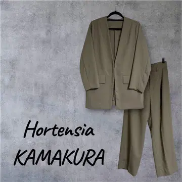 [새상품급] Hortensia KAMAKURA 노카라 자켓 팬츠 L