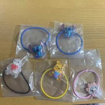 디즈니 twinkle 머리끈 베이맥스 푸 스티치 마리