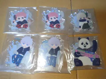 주술회전 세가 럭키 쿠지 아크릴 스탠드 6개 세트