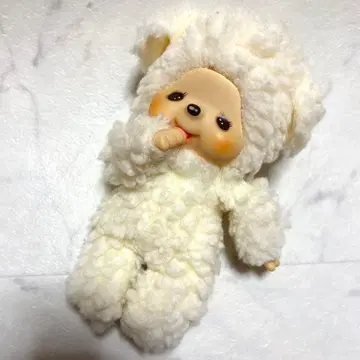 초레어! 희귀! 몽치치 친구 양 참짱 봉제 인형 레트로