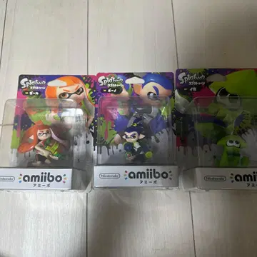 Nintendo Splatoon amiibo 3체 세트