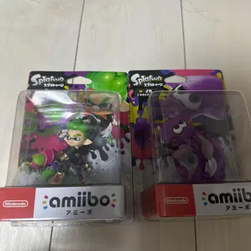 Nintendo amiibo 스프라툰 잉크링 보이&오징어